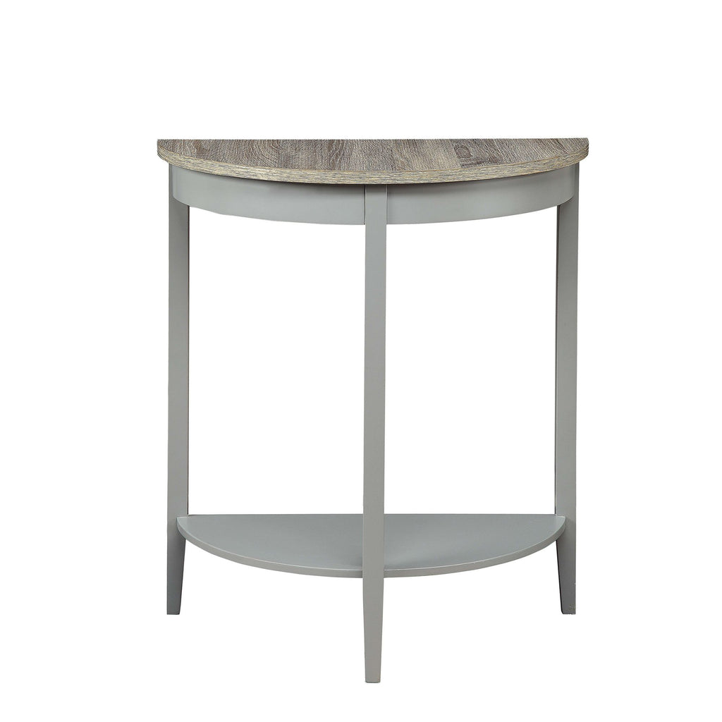 Gray Oak Console Table X893