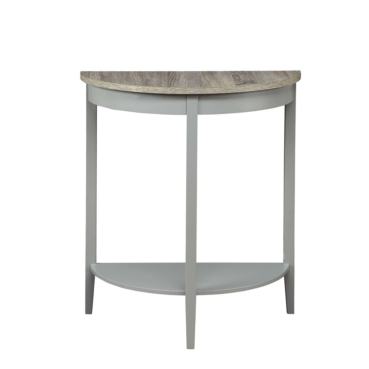 Gray Oak Console Table X893