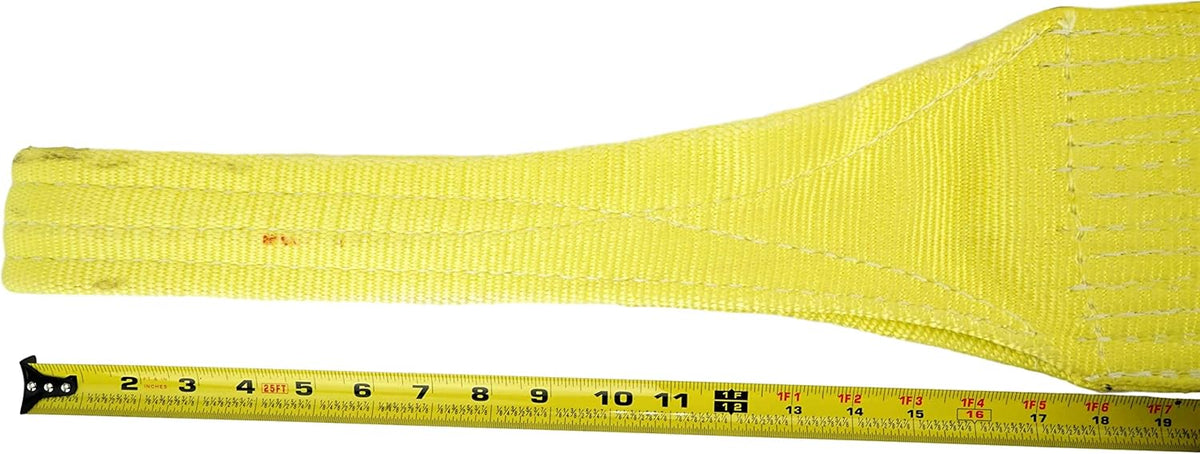 Nylon Lifting Slings, Eye & Eye, 2 Ply, 6,400 lbs Vertical, Pack of 2 K1212
