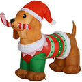 5ft Inflatable Dog with Led Lights F44048