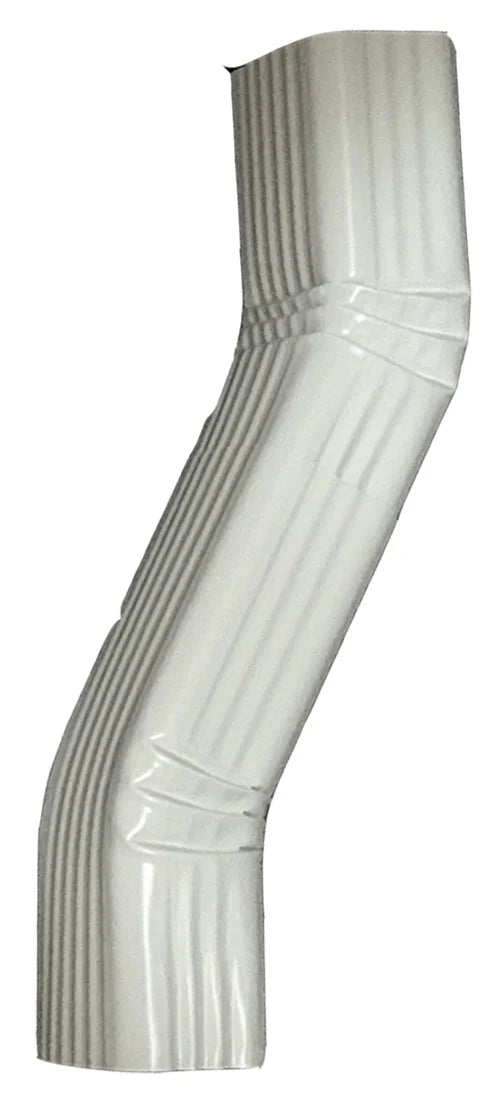 White Aluminum Off Set Elbow O751397