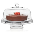 6-in-1 Glass Server, Punch Bowl, Chip and Dip Bowl, Cake Stand Y323167