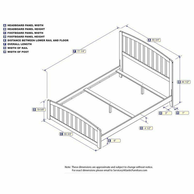 Full Spindle Bed in Walnut F217521