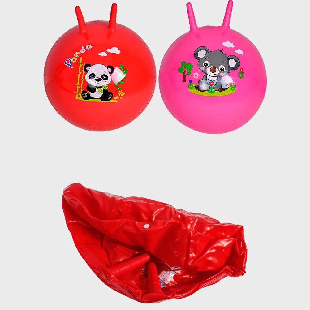 55cm Inflatable Exercise Ball Jumping Ball Fitness PVC Equipment Balance Jumping Toy S977478