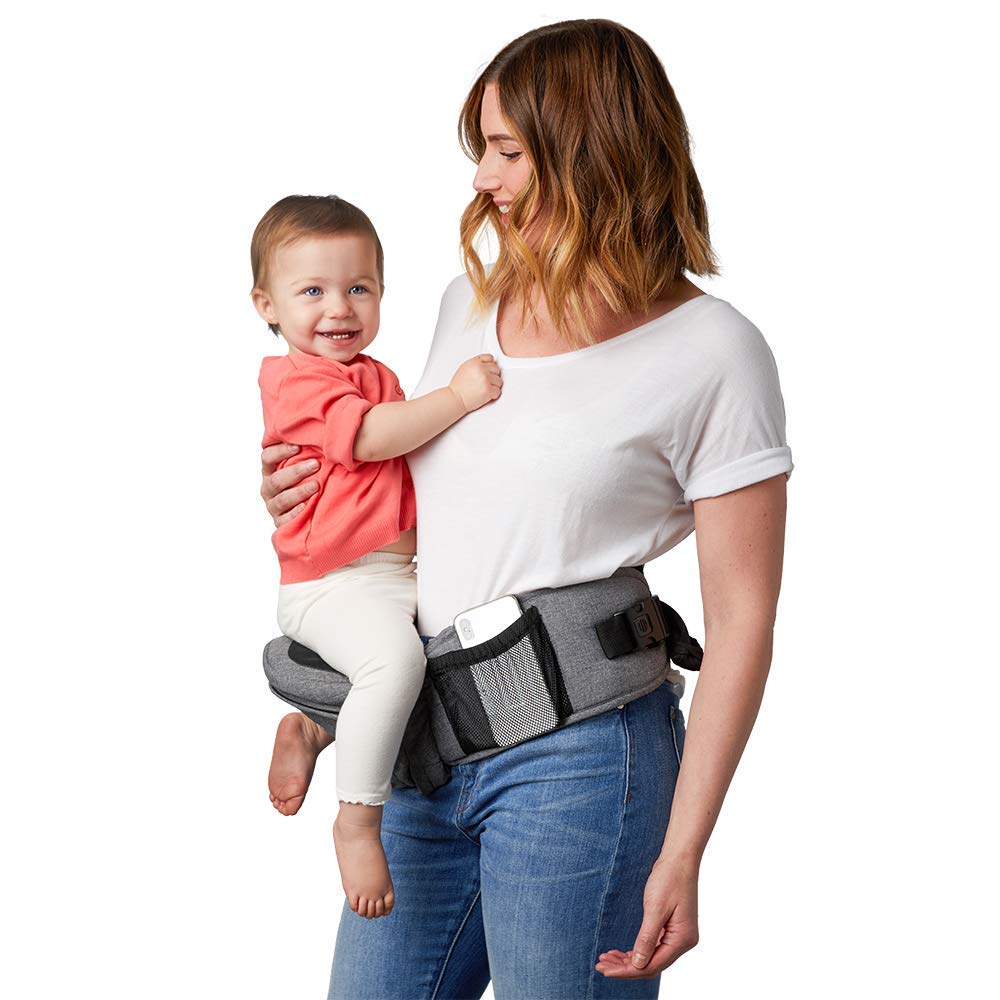 Black Ergonomic Hip Seat Baby Carrier I9402