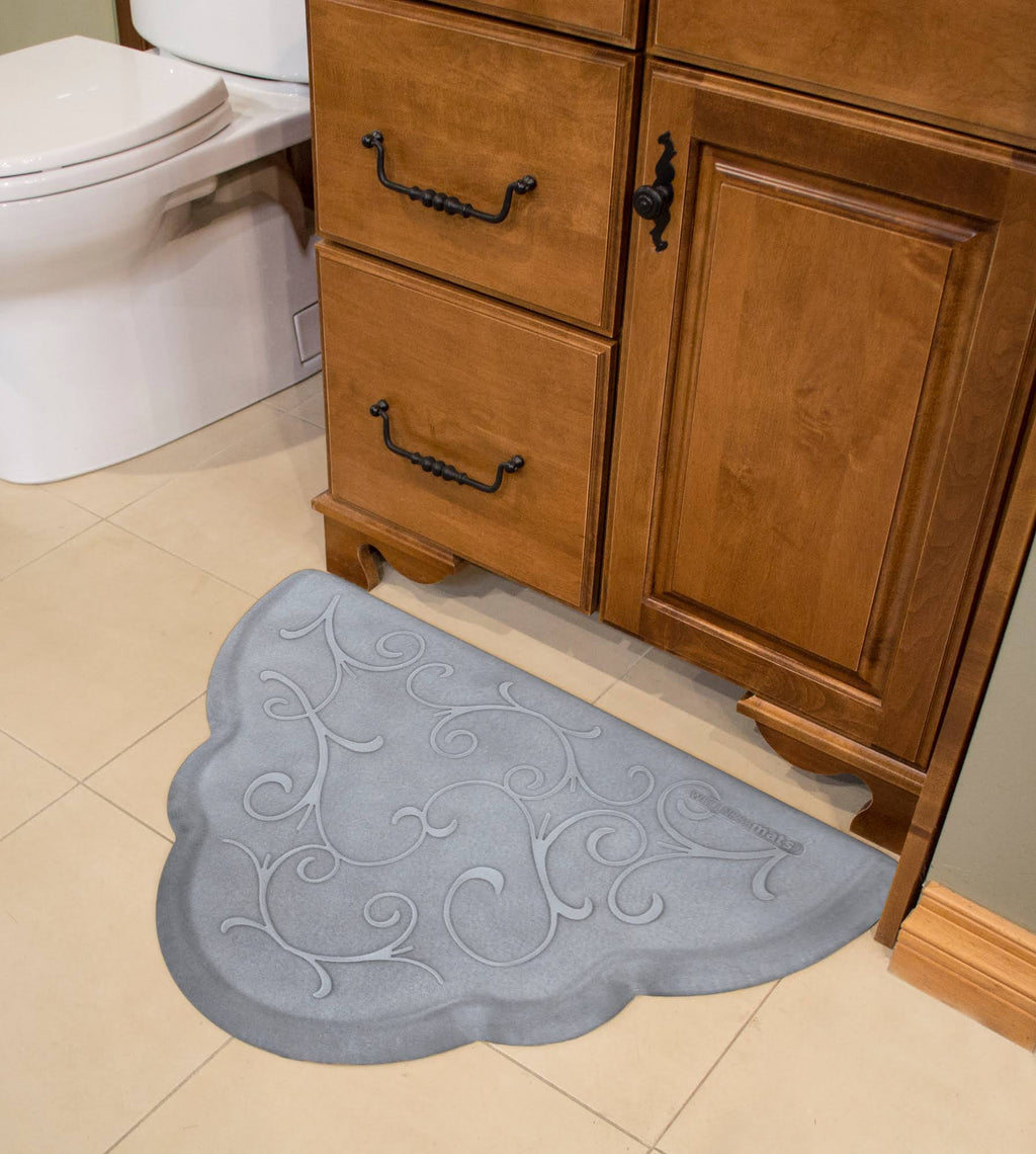 Scalloped-Bella Beach Glass Mat O3383
