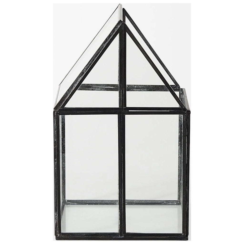 Black Glass Terrarium N1598