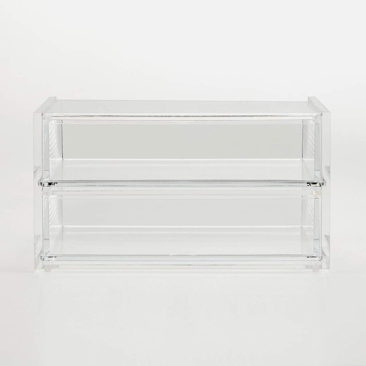 Acrylic Case 2 Drawers Small Pack of 2 V934