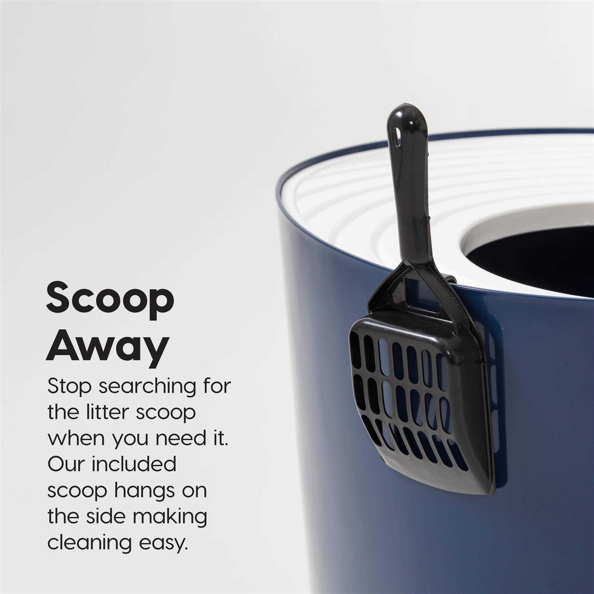 Top Entry Cat Litter Box with Scoop V26790