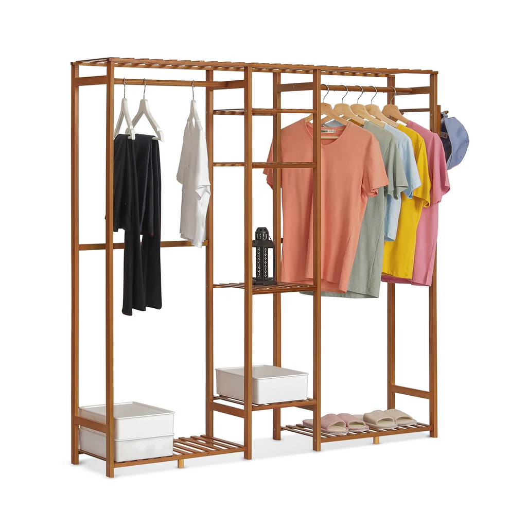 Bamboo 6 Tiers Coat Pants Rack E8998
