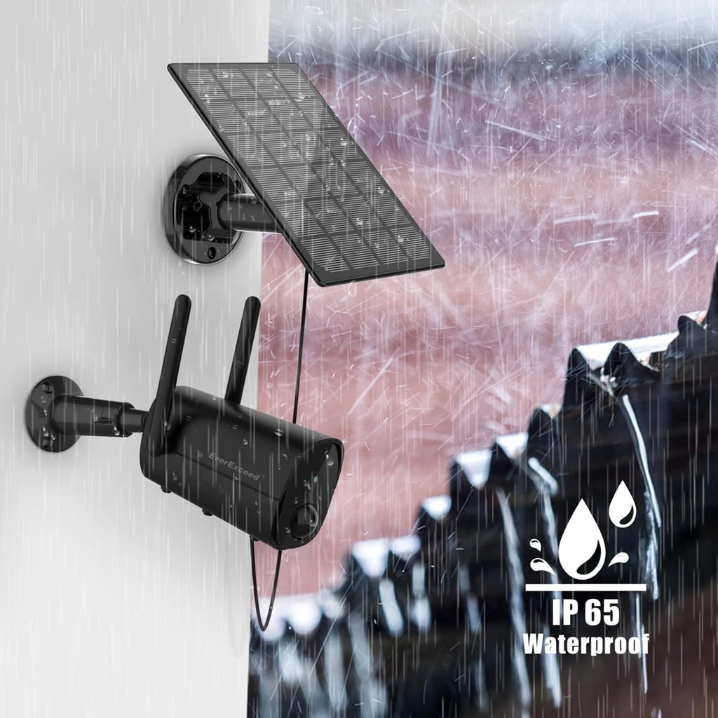 1080P Solar WiFi Wireless Security Camera with Night Vision K57650