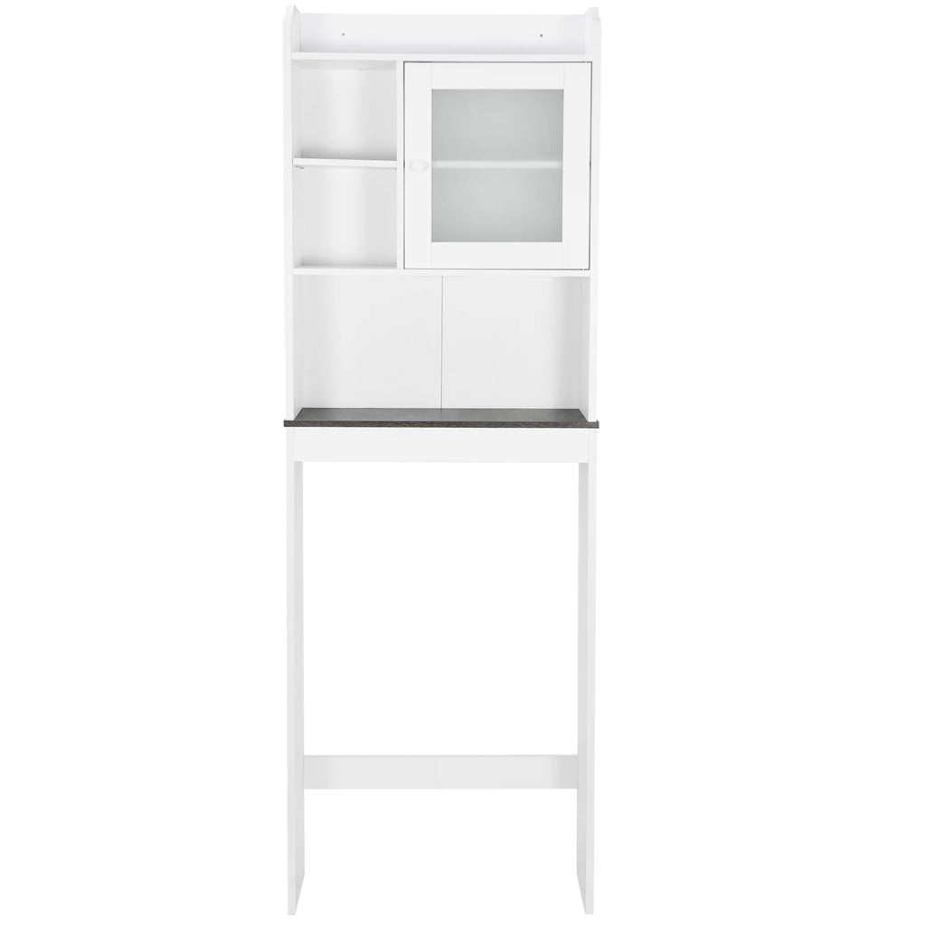 White Over-The-Toilet Bathroom Storage Cabinet L5813