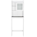 White Over-The-Toilet Bathroom Storage Cabinet L5813