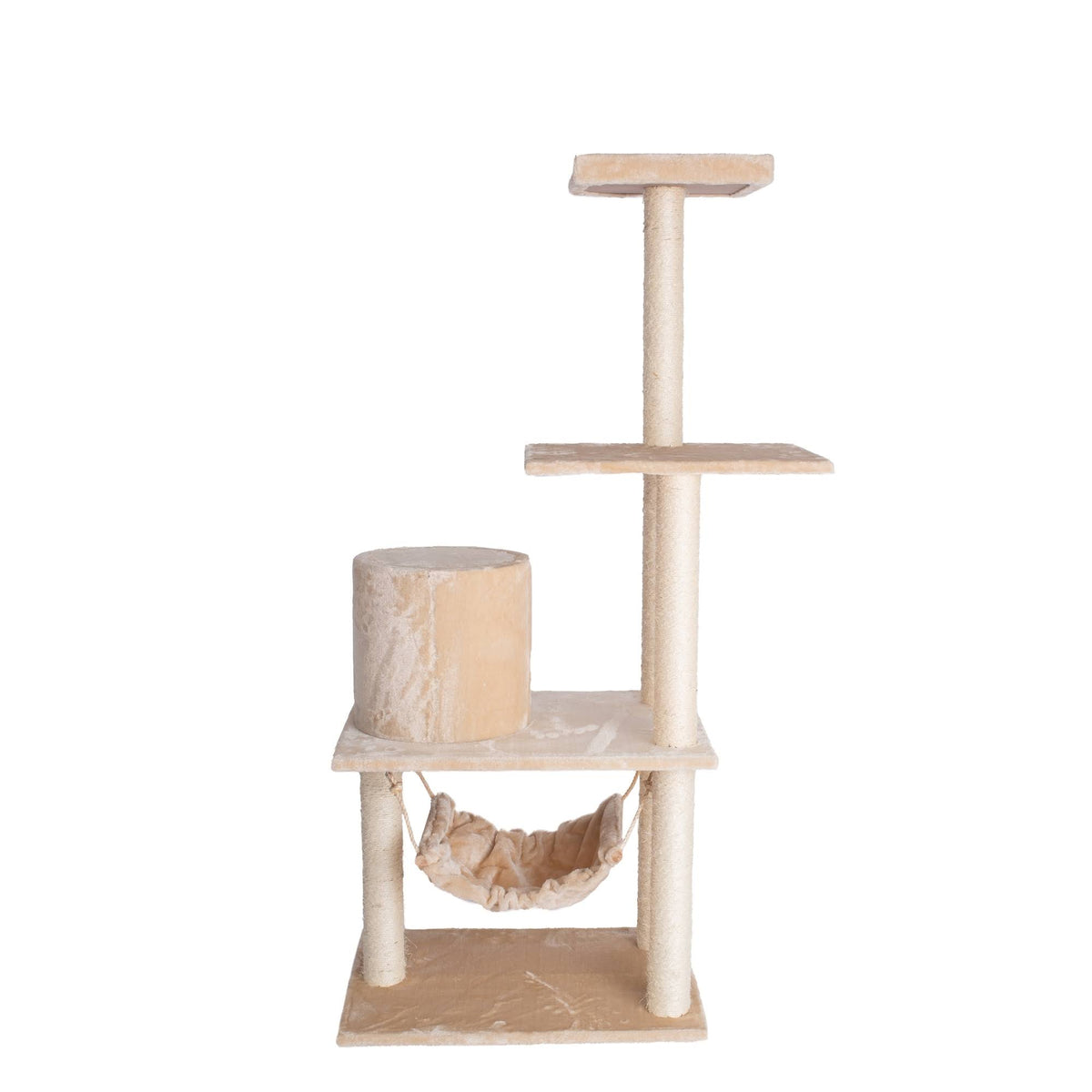 Cat Tree with Hammock 59-Inch Silver Gray M91671
