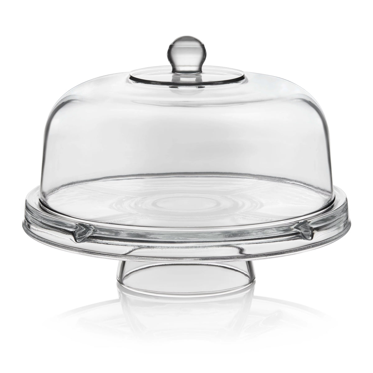 6-in-1 Glass Server, Punch Bowl, Chip and Dip Bowl, Cake Stand Y323167
