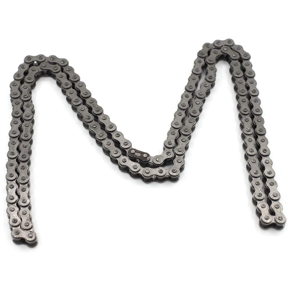 420 Roller Chain 132 Link with Chain Breaker, Pack of 2 H693