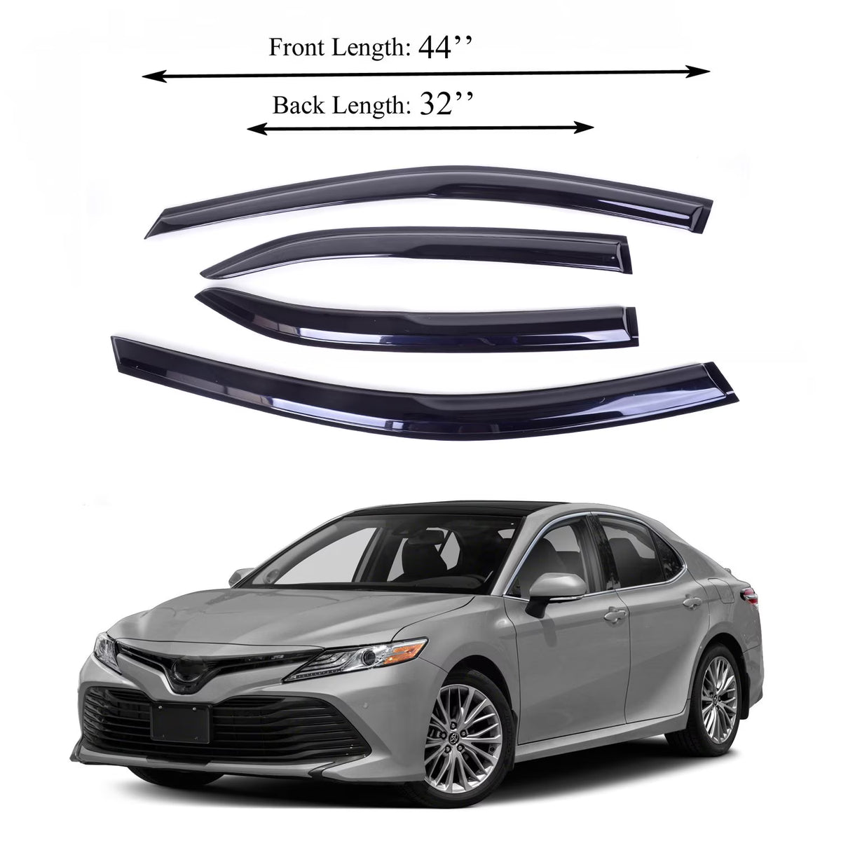Acrylic Window Visor Sun Rain Deflector Guard N282