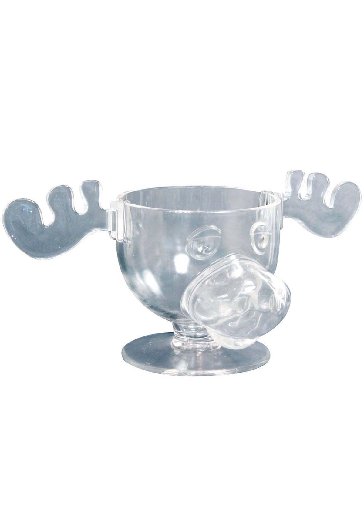 Glass Moose Punch Bowl R5653
