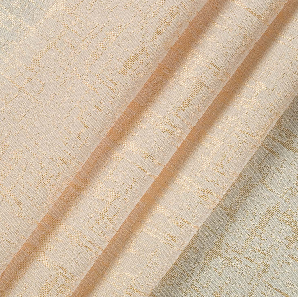 Blackout Abstract Curtain Panel 50" x 84" Gold R460243