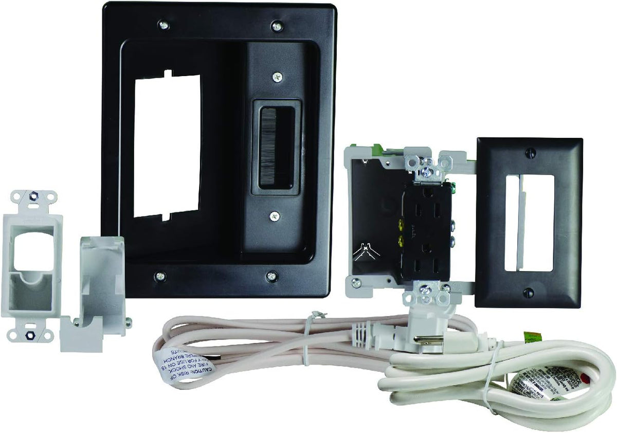 White In Wall TV Power Kit 6ft Length Pack of 2 L530