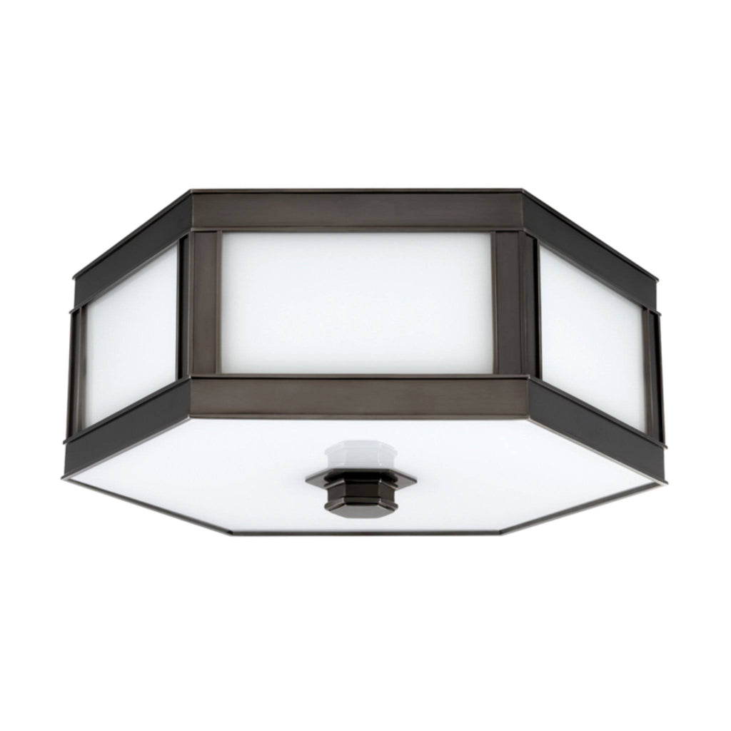 Old Bronze 2 Light Flush Mount F590