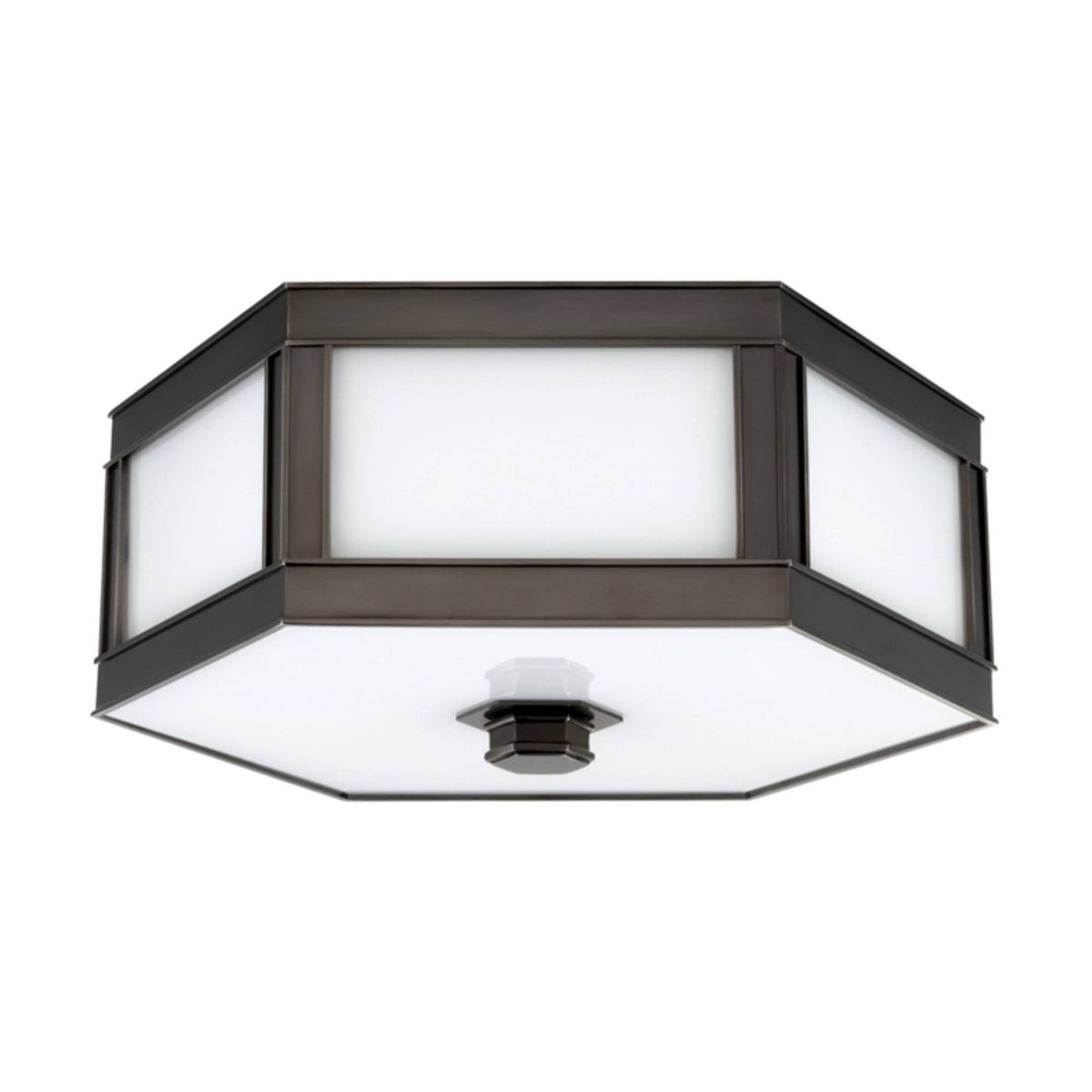 Old Bronze 2 Light Flush Mount F590