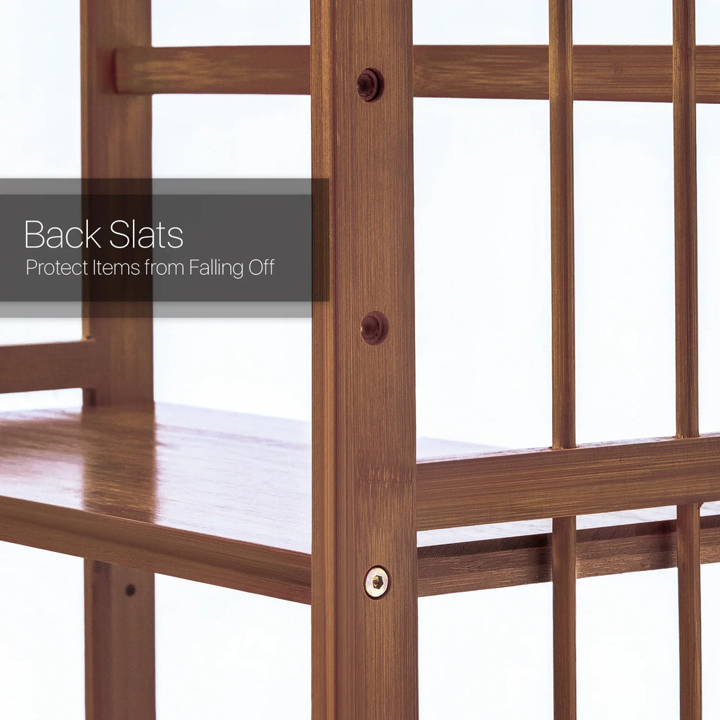 Bamboo 6 Tiers Open Bookshelf Y448