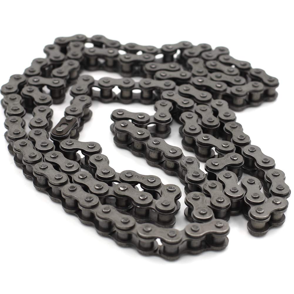 420 Roller Chain 132 Link with Chain Breaker, Pack of 2 H693