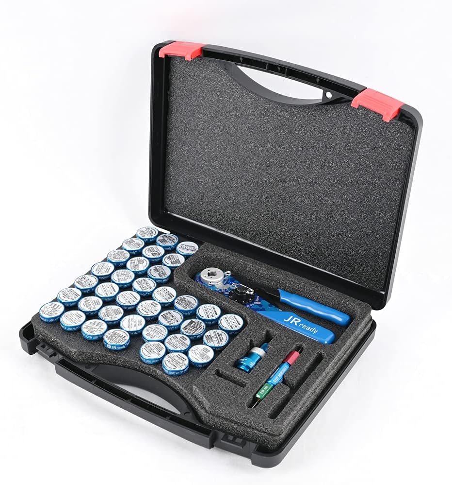 Eight Indent Crimping Tool Kit with 37 Positioner and GO NO GO GAUGE W27315