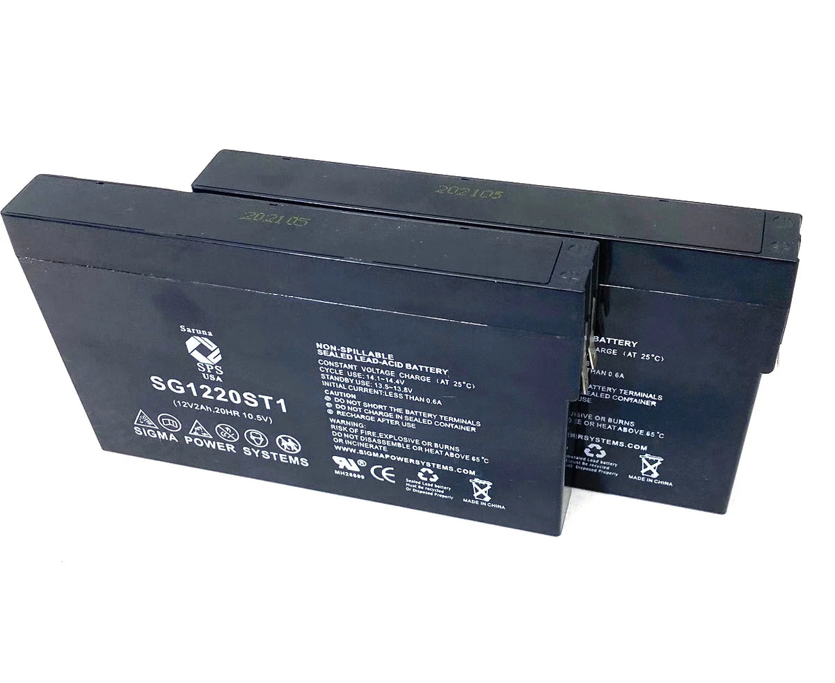 12V 2Ah Replacement Battery (2 Pack) Z7366
