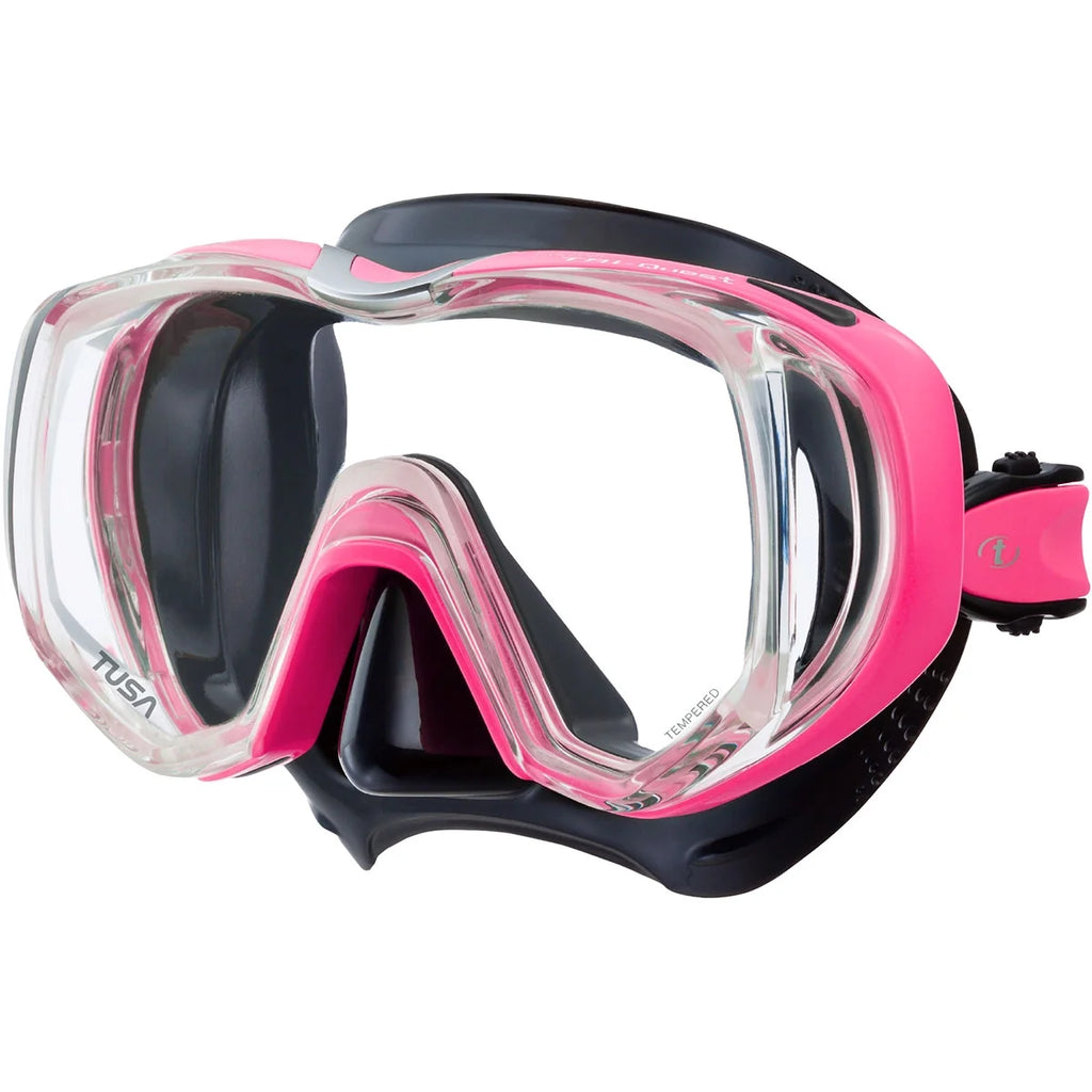 Scuba Diving Mask (Black/Fishtail Blue) Z4773
