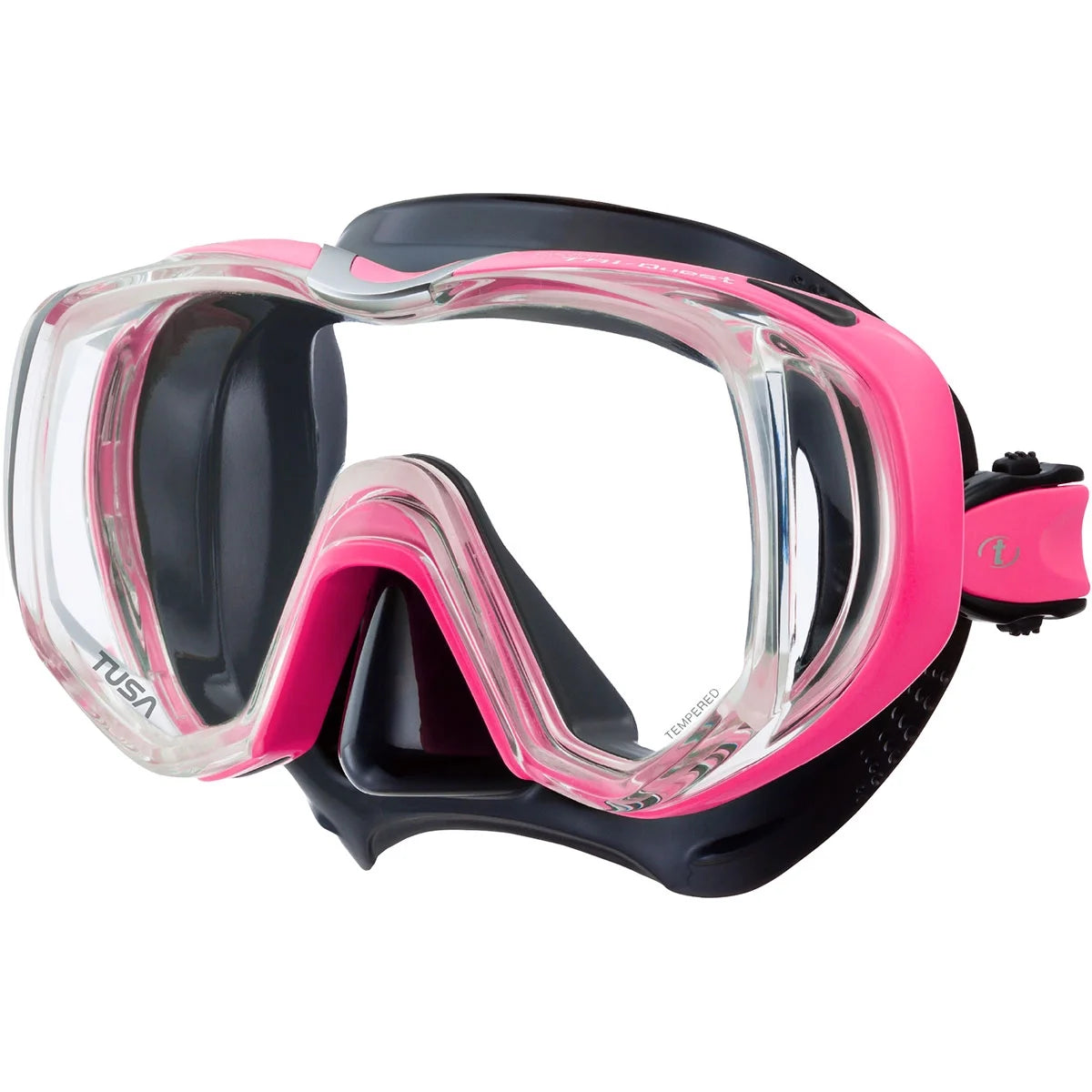 Scuba Diving Mask (Black/Fishtail Blue) Z4773