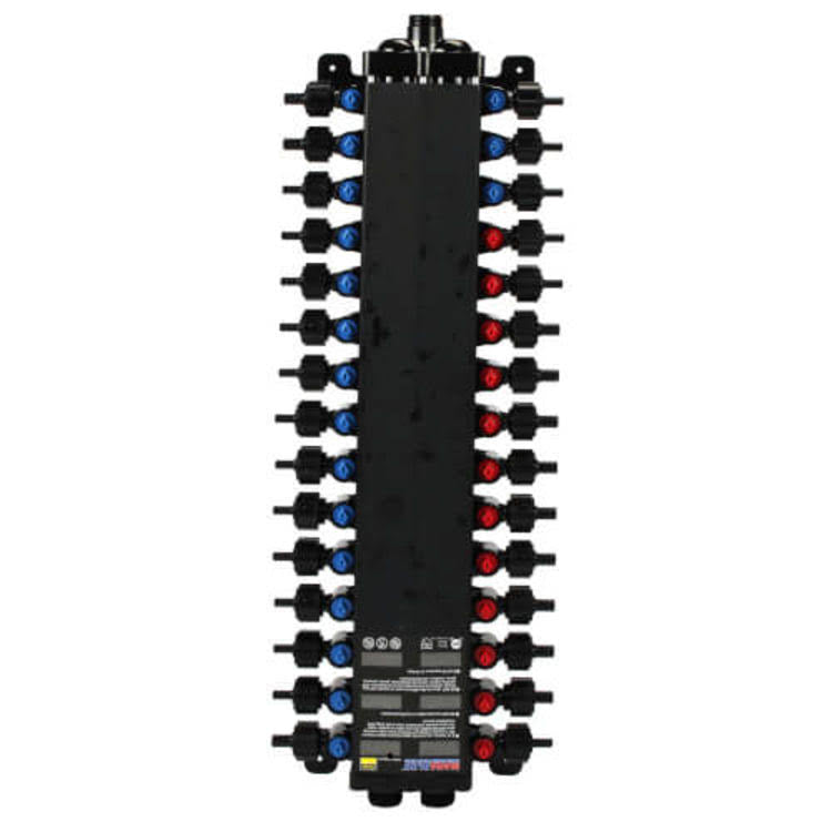 1/2-Inch / 3/8-Inch 30 Port Combination Crimp Manabloc M449705