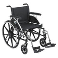 Viper Wheelchair with Flip Back Removable Arms Swing Away Footrests 20x22 Seat R174