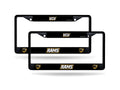 Black Metal License Plate Frame Set of 2 I9443