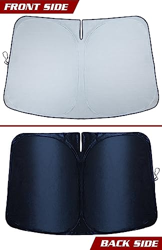Foldable Car Windshield Sunshade 63 x 33.8 in Z55264
