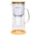 Alkaline Water Filter Pitcher with Bamboo Lid H8215