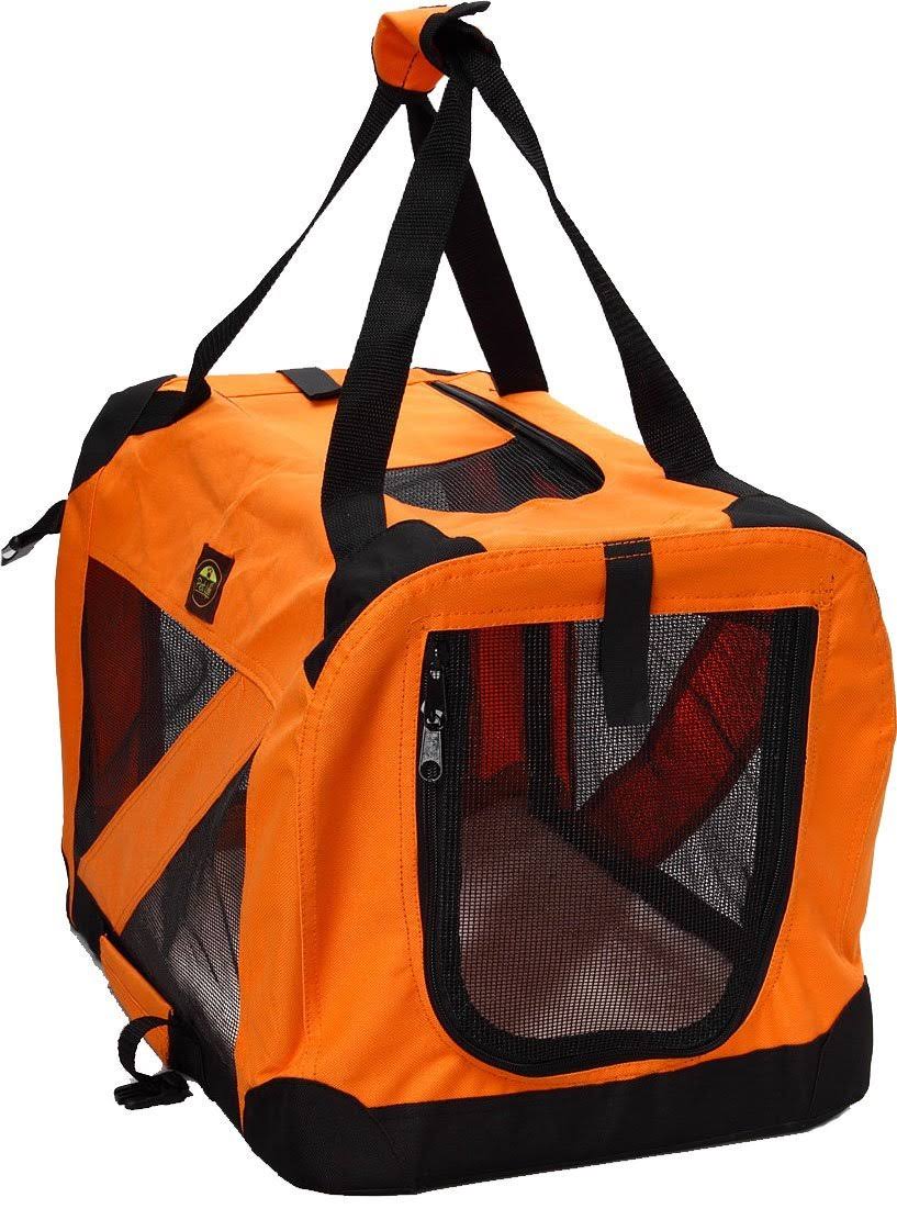 Folding Pet Dog Carrier, Orange K5286
