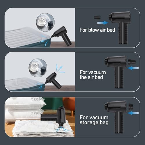 Cordless Electric Air Duster 100000RPM Black J68121