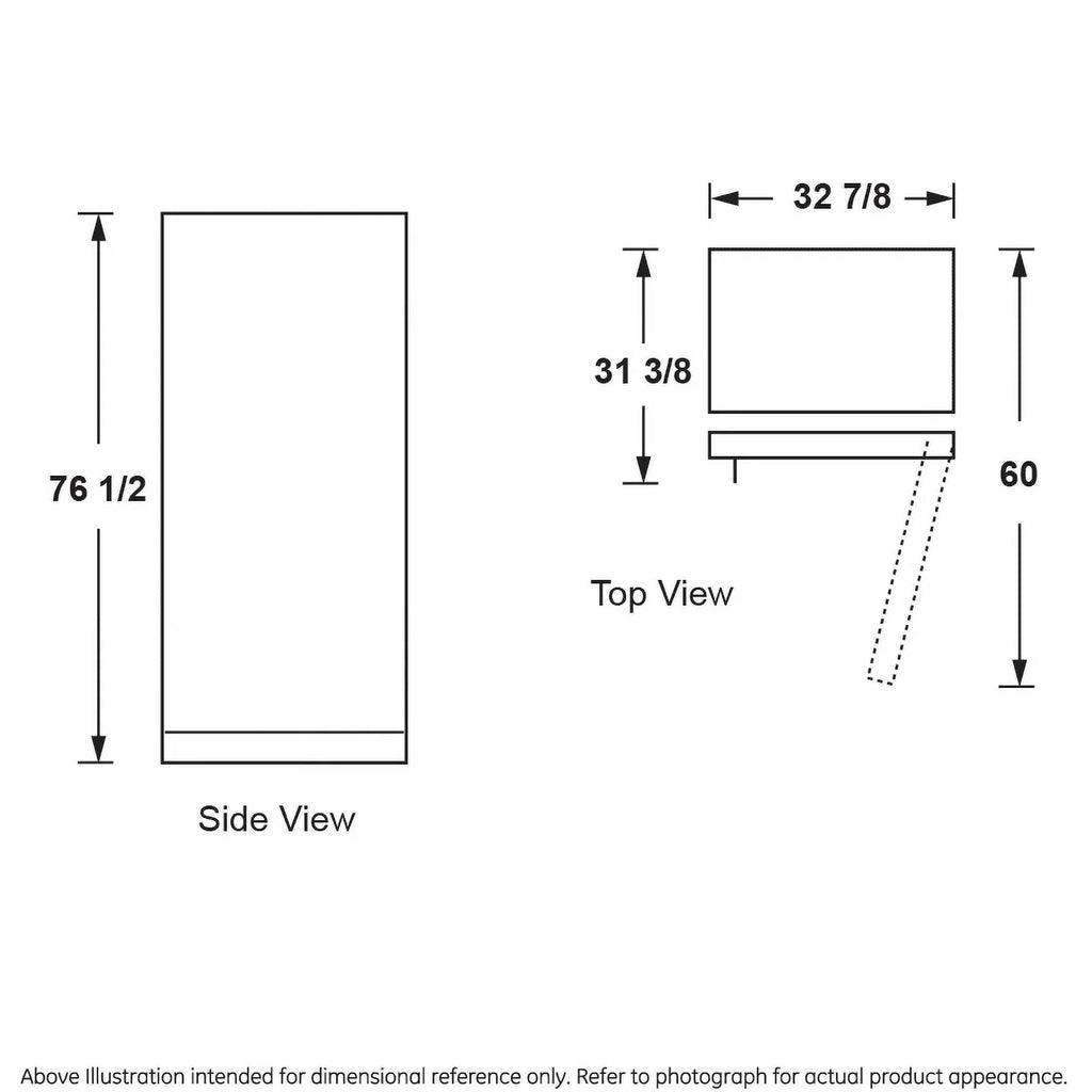 White Upright Freezer U264