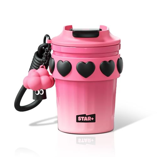 12 OZ Spill Proof Stainless Steel Coffee Mug with Lid W3074