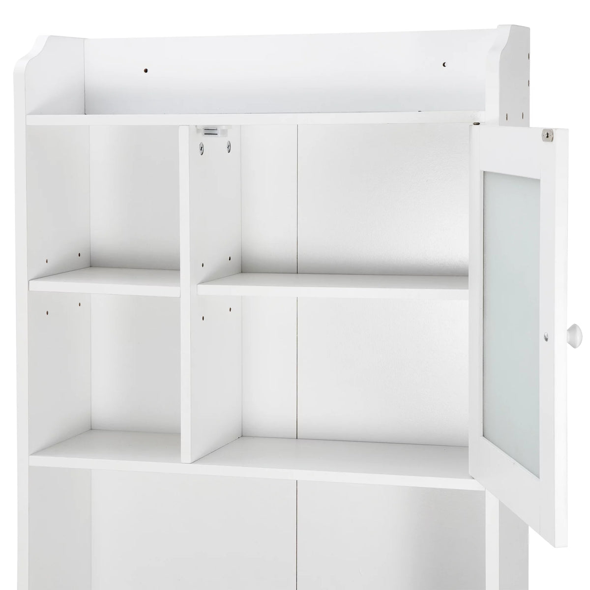 White Over-The-Toilet Bathroom Storage Cabinet L5813