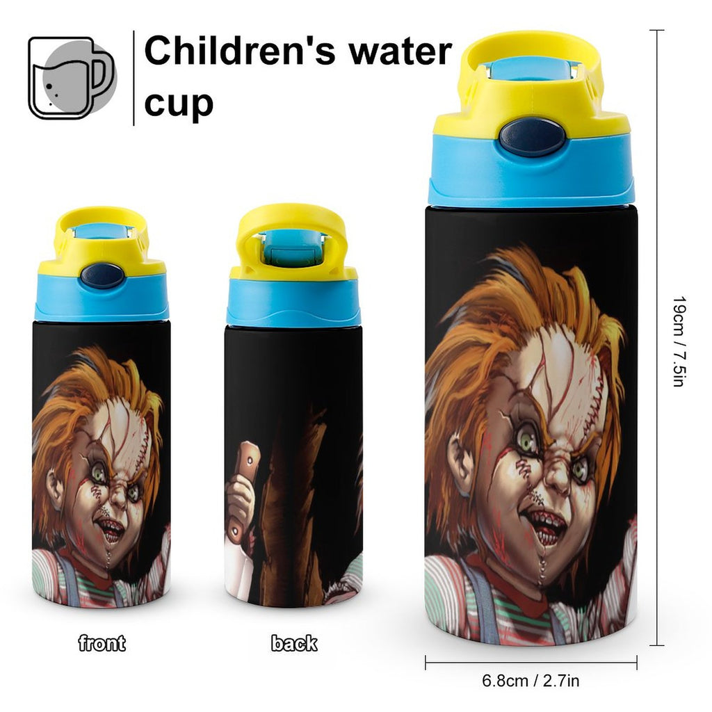 Insulated Stainless Steel Water Bottle with Straw A32301