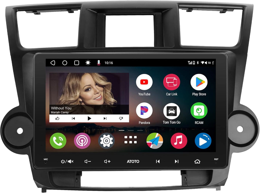 Android Double Din Car Stereo with Wireless CarPlay & Android Auto, 9inch IPS Display, 2G+32G Z59318