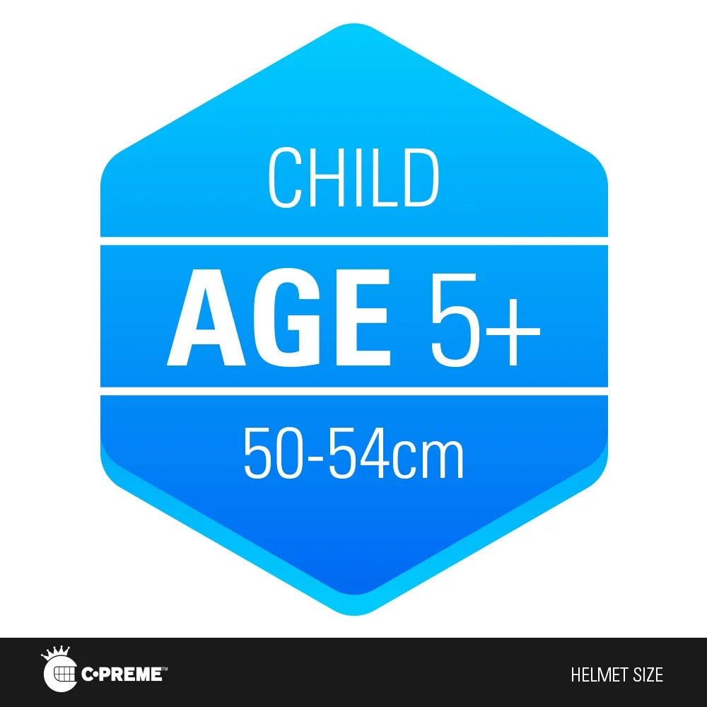 Zebra Mohawk Helmet, Child 5+ (50-54cm) M4888