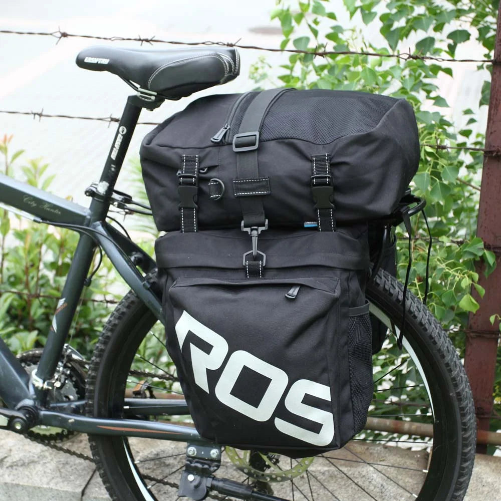 3 in 1 Multifunction Mountain Bike Bag Pannier Rear Seat Trunk Bag N148399