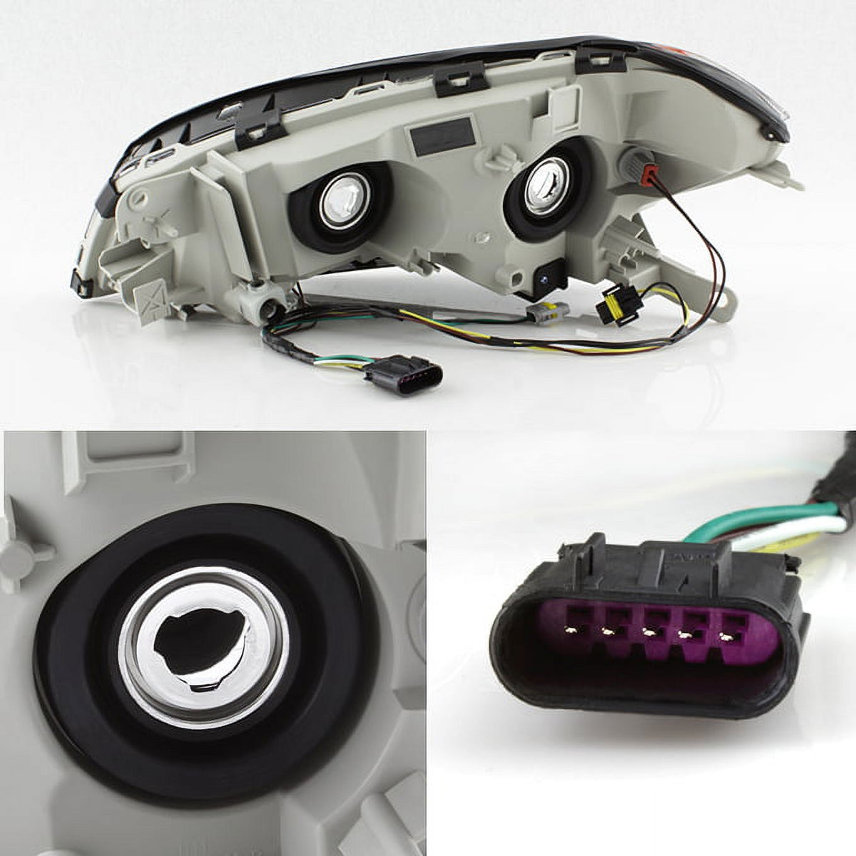 Passenger Right Side Headlight Assembly for Chevy Malibu 2008-2012 Z338