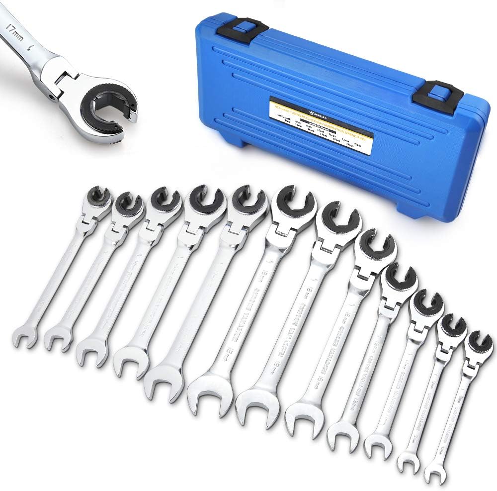 12PCS Metric Ratcheting Wrench Set T931