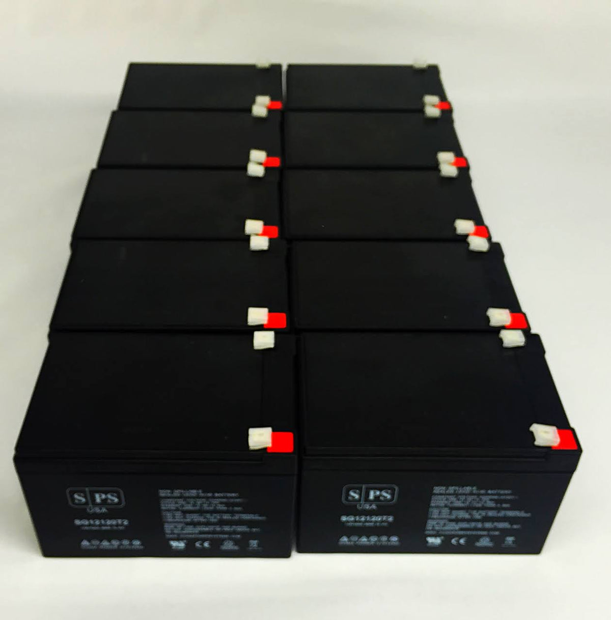 12V 12Ah Replacement Battery 10 Pack R272182