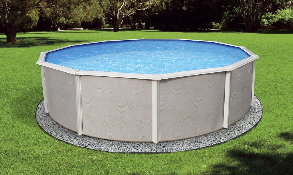 24-ft Round 52-in Deep Metal Wall Swimming Pool X102
